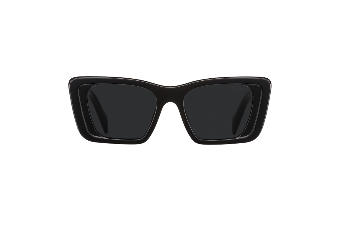 Pre-owned Prada Symbole Sunglasses Black/slate Grey
