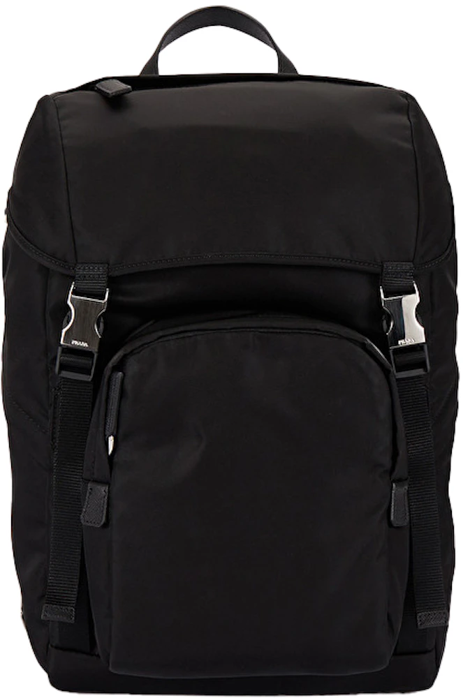 Prada Technical Nylon Backpack Black in Nylon with Silver-tone - US