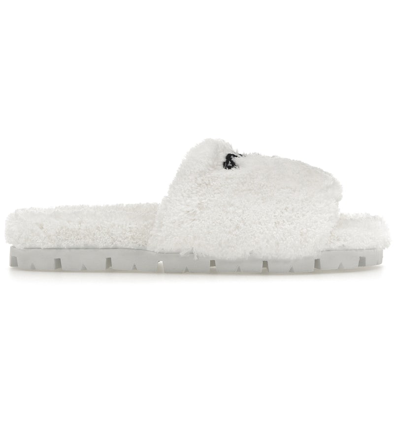 HOT Slide Sandals Prada Slides White Prada Terry Cloth Slide