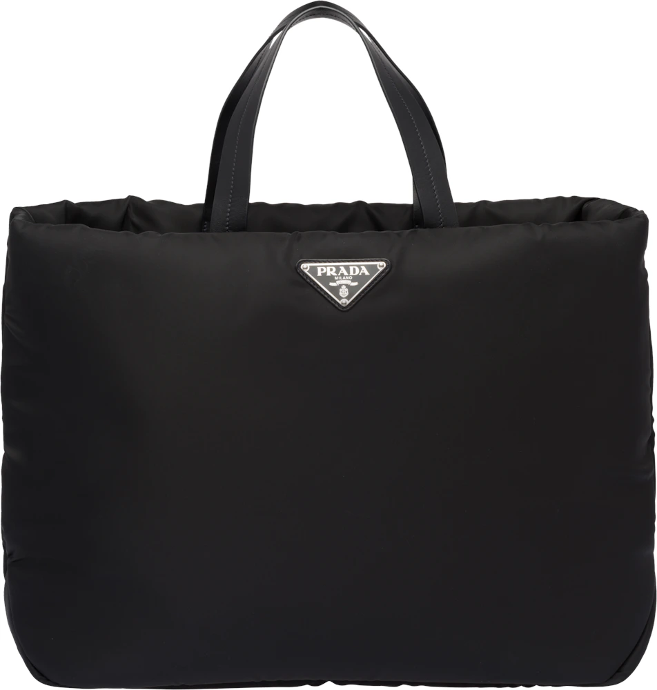 Prada adidas Re-Nylon Shopping Bag Black in Nylon/Leather with Silver-tone  - US