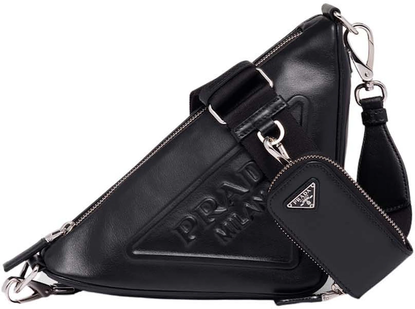 Prada Leather Triangle Briefcase