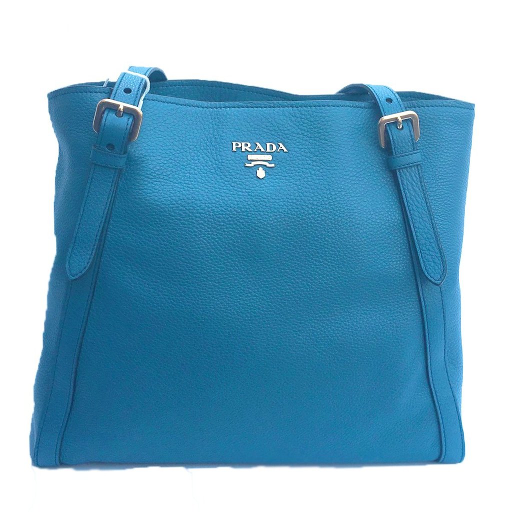Bag - Prada Re-Nylon logo-plaque padded jacket - Denim - PRADA - Bag -  Pouch - Clutch - Blue – dct - Leather - ep_vintage luxury Store - Cosmetics
