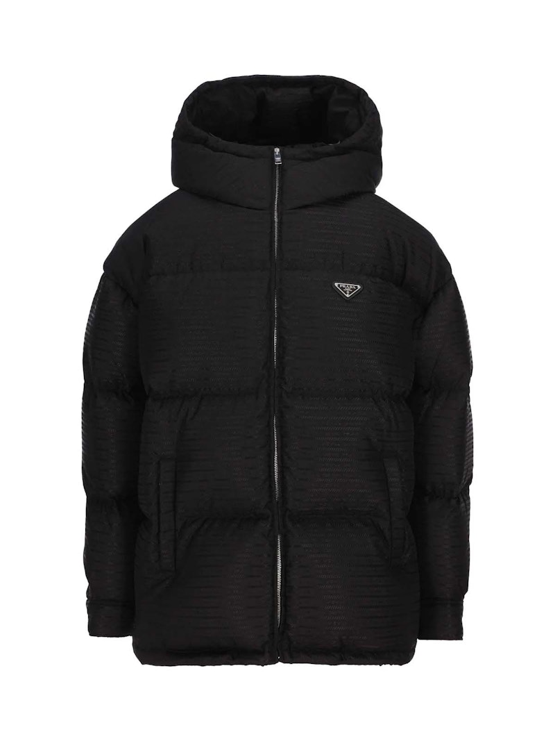 Prada Zip-Up Padded Jacket Black Men's - PFW23 - US