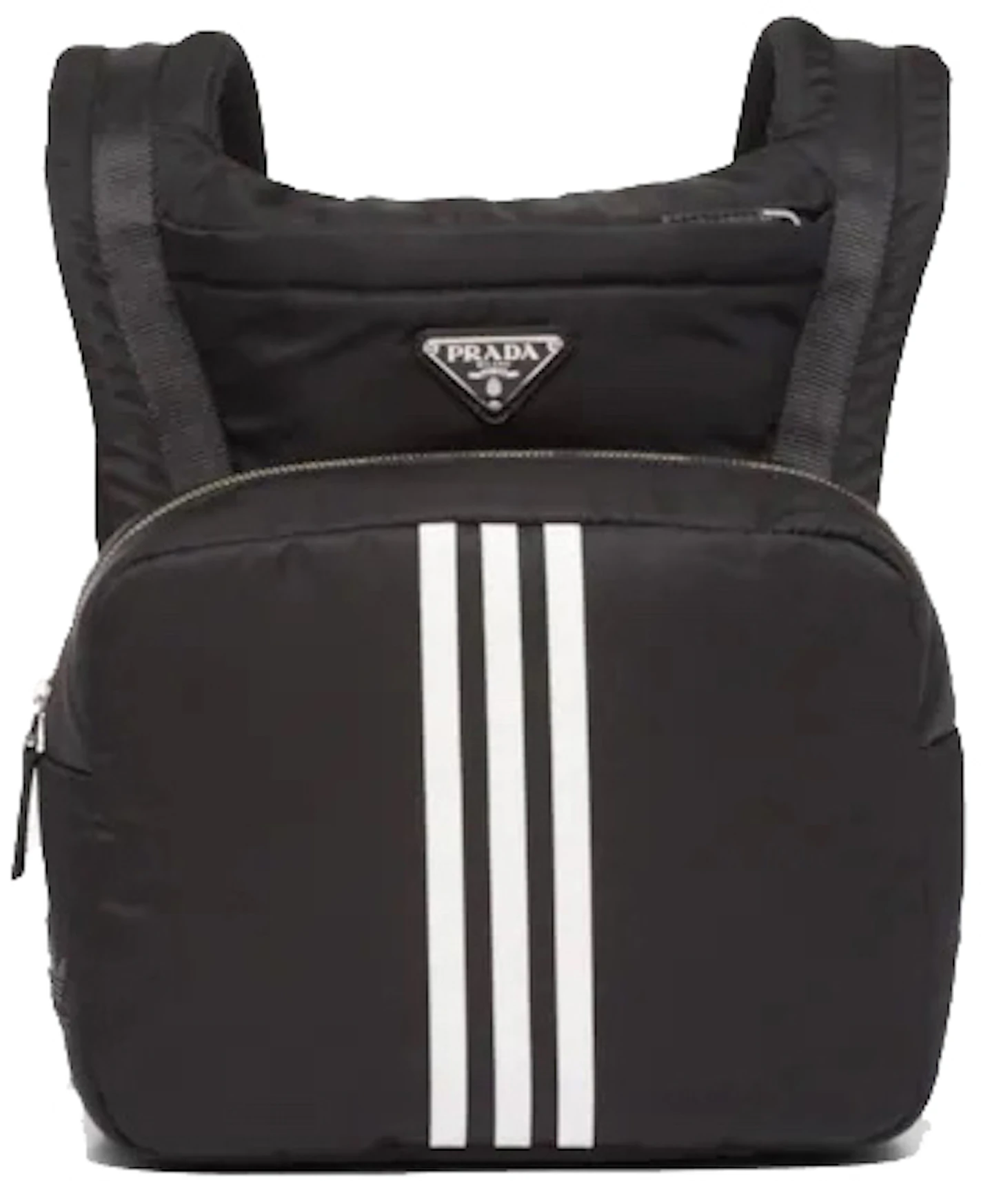 Prada adidas Re-Nylon Backpack Small Black in Nylon/Leather with  Silver-tone - US