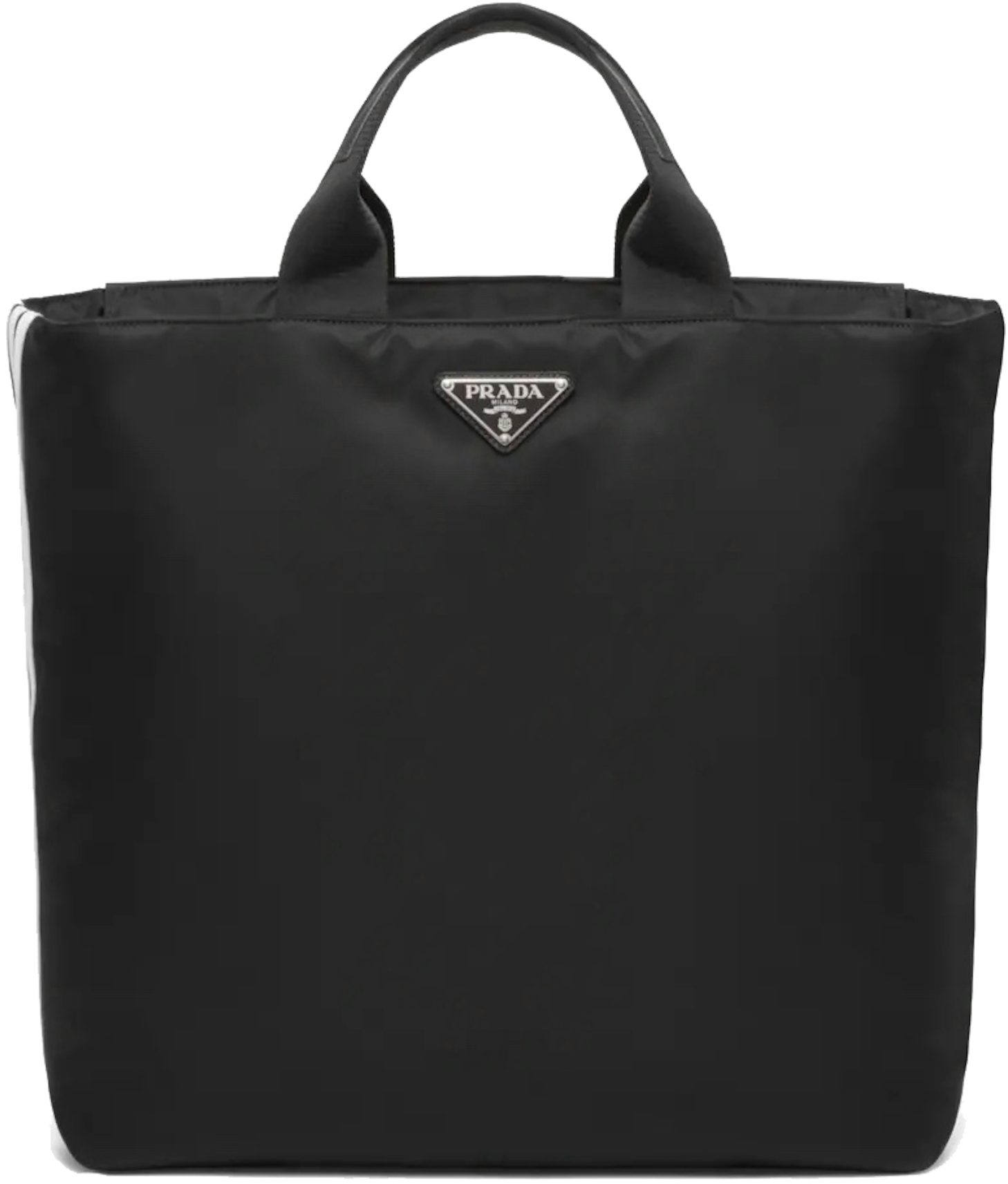 Prada Women's Black Re-Nylon Triangle Shoulder Bag | by Mitchell Stores