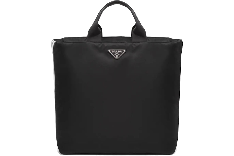 Prada adidas Re-Nylon Shopping Bag Black in Nylon/Leather with Silver-tone  - US