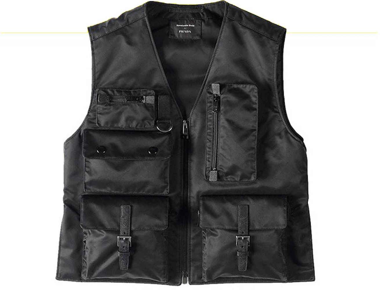 Prada x Grcic Nylon Fishing Vest Nylon Black in Nylon with Silver-tone - US