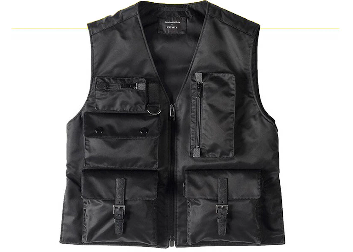 Prada x Grcic Nylon Fishing Vest Nylon Black in Nylon with Silver-tone - US