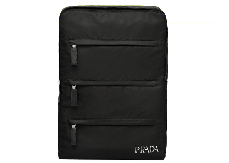 Prada x Rem Koolhaas Nylon Backpack Black in Nylon with Silver 