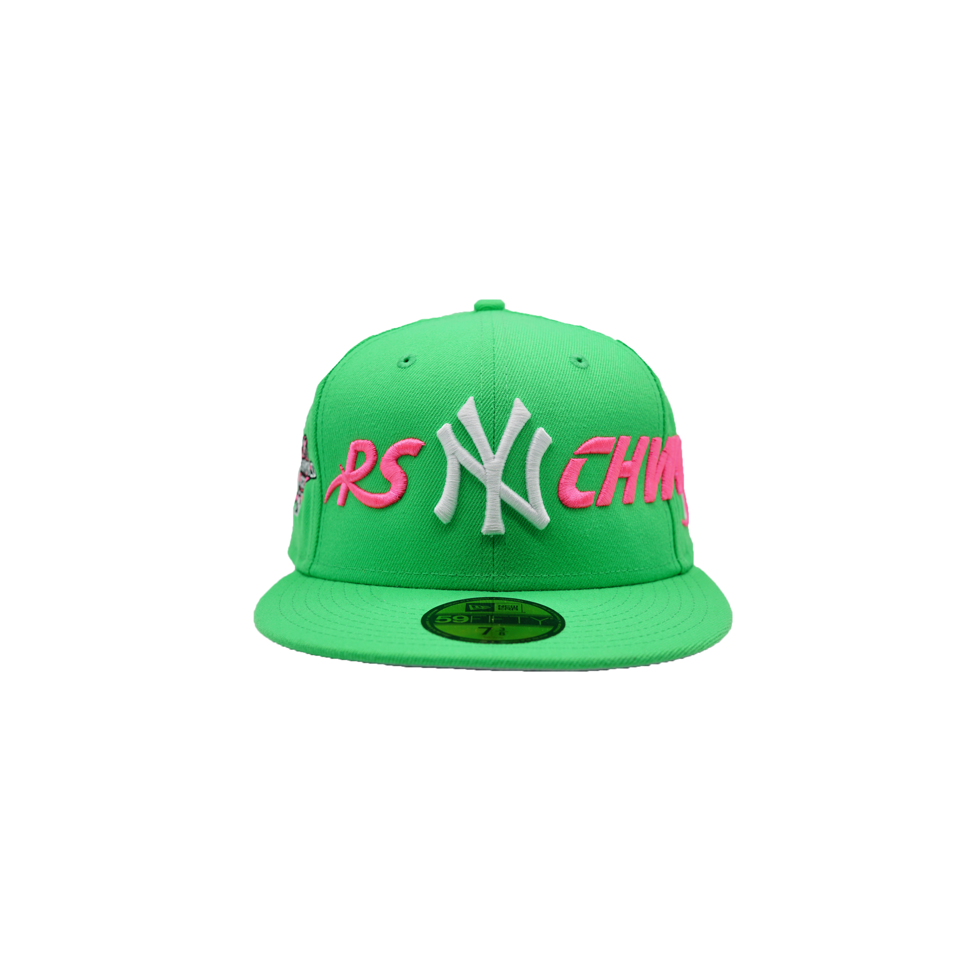 Psychworld New Era NY 59Fifty Fitted Hat Green Men's - FW21 - US