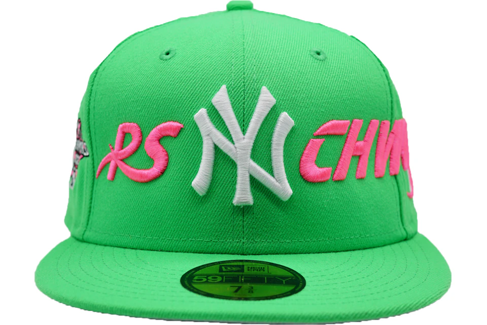 Psychworld New Era NY 59Fifty Fitted Hat Green