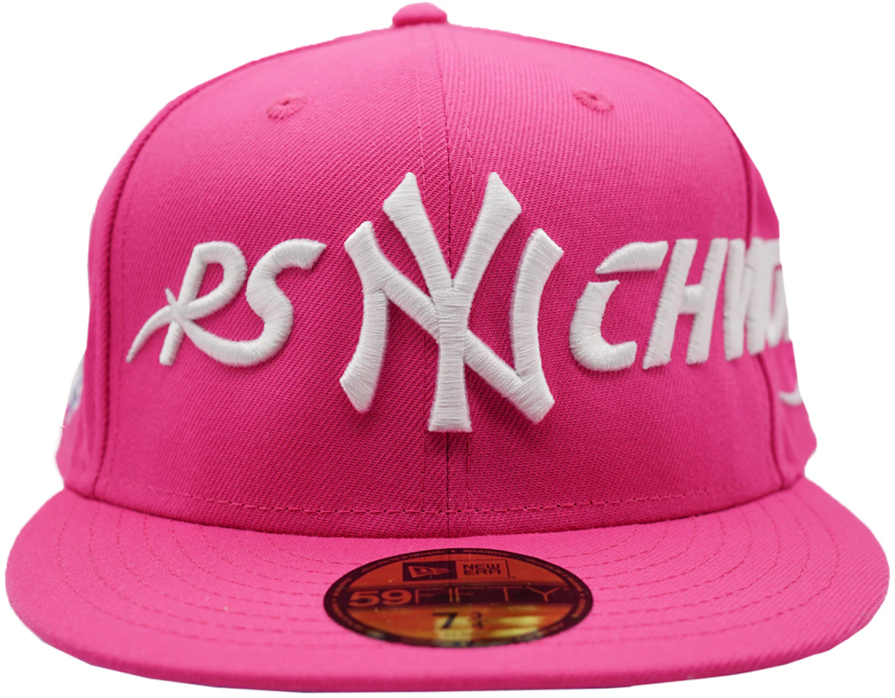 Psychworld New Era NY 59Fifty Fitted Hat Pink Men's - FW21 - US