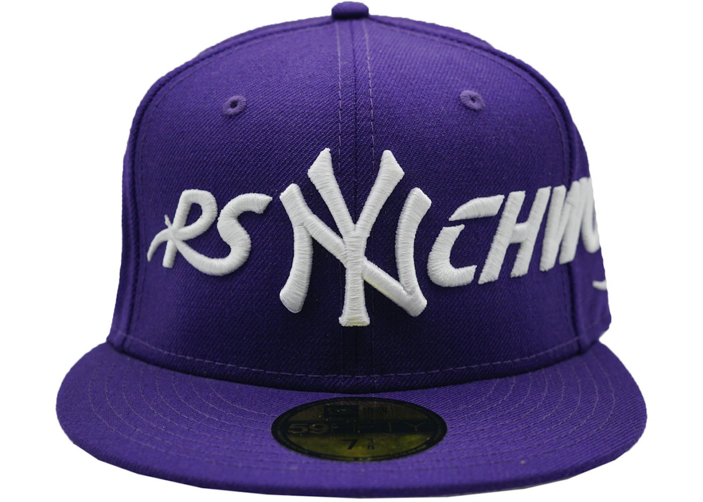 roem Caroline Schrijf een brief Psychworld New Era NY 59Fifty Fitted Hat Purple - FW21 Men's - US