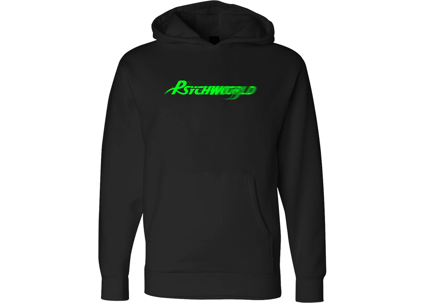 Psychworld Pullover Hoodie Black Men s FW18 US