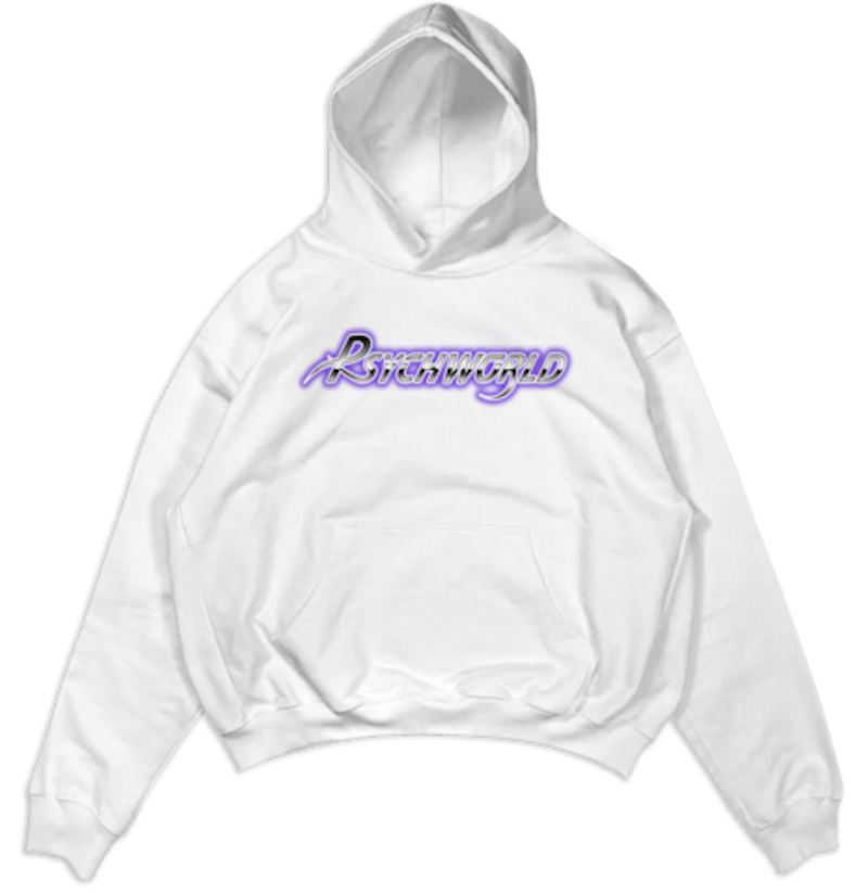 Psychworld Yams Day Praying Hands Hoodie White Men's US