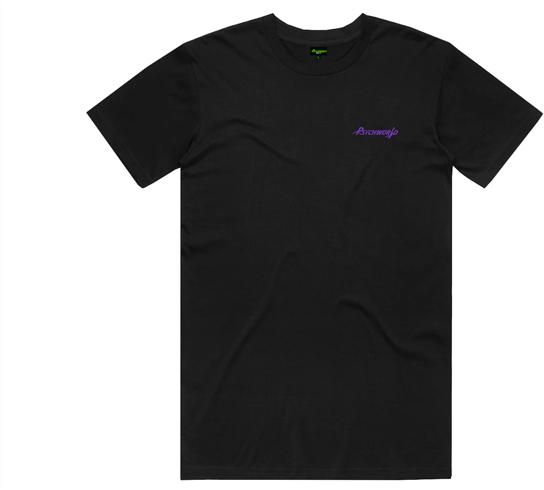 Psychworld x Lancey Foux Mini Logo T-shirt Black Men's - SS21 - US