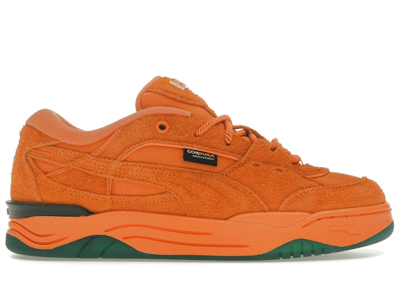 Pre-owned Puma Men's 180 Cordura Carrots Sneakers In Rickie Orange/warm White