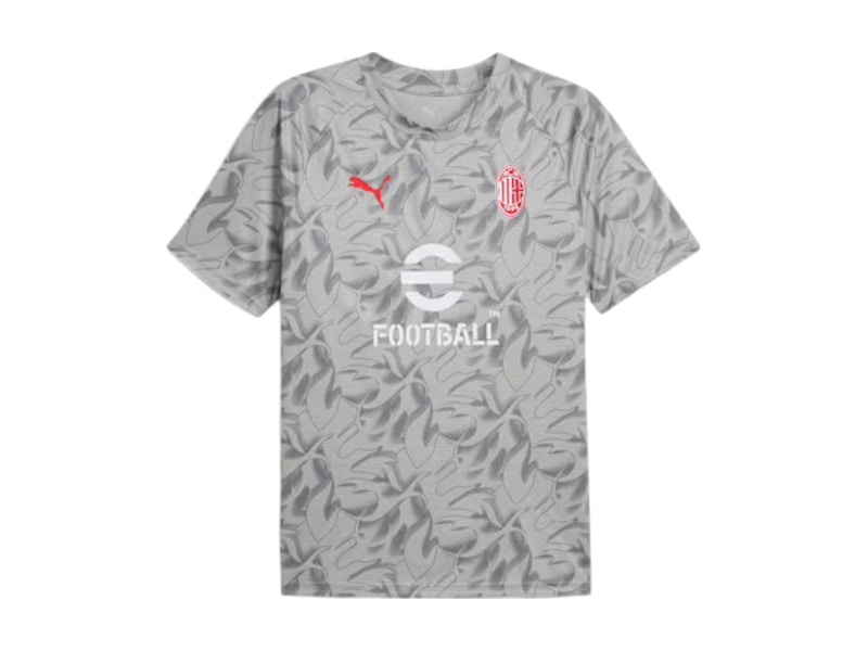 Puma AC Milan Pre-Match Jersey Smokey Gray/White