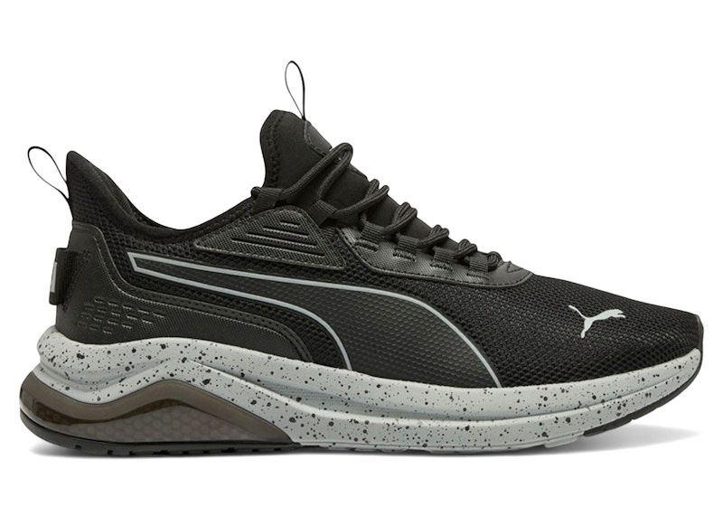 ビグザム Puma Amplifier Speckle Black Cool Mid Gray Men's - 399143-04
