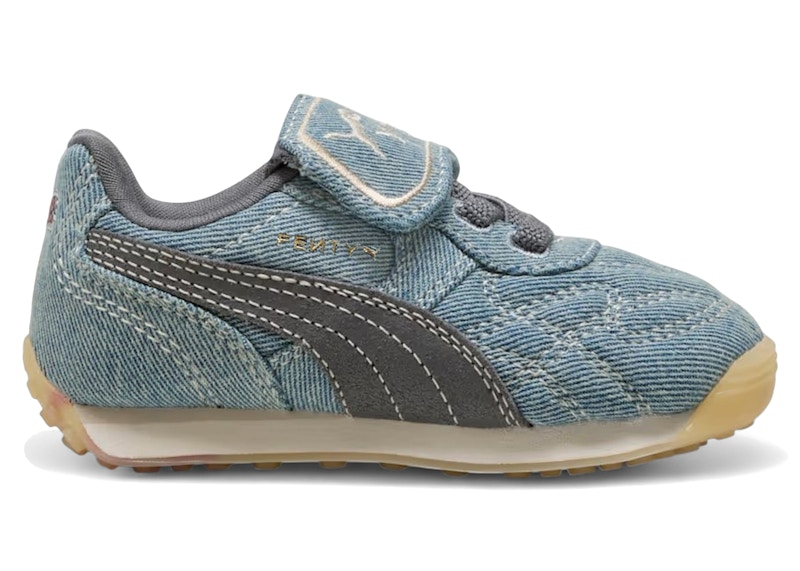 Pre-owned Puma Avanti Fenty X The Smurfs Sneakers In Slate Sky Blue