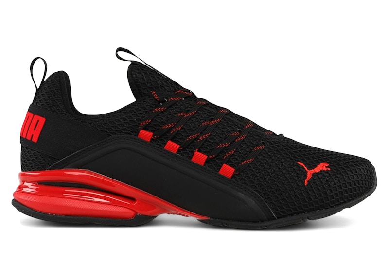 Puma Axelion Spark Black High Risk Red Men's - 193481-01 - US