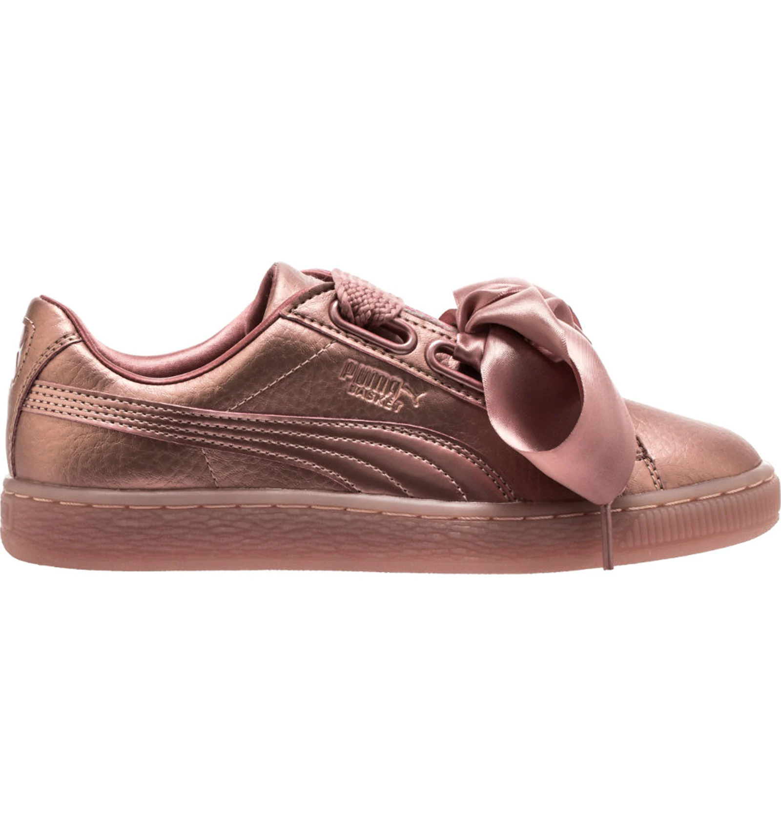 Puma basket hot sale heart mens sale