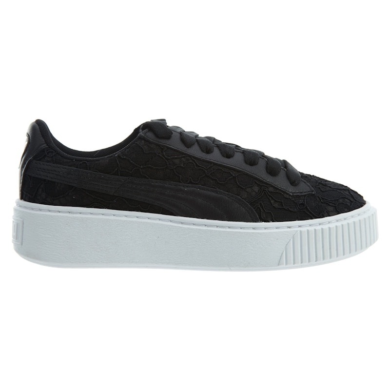 Puma basket platform sales black