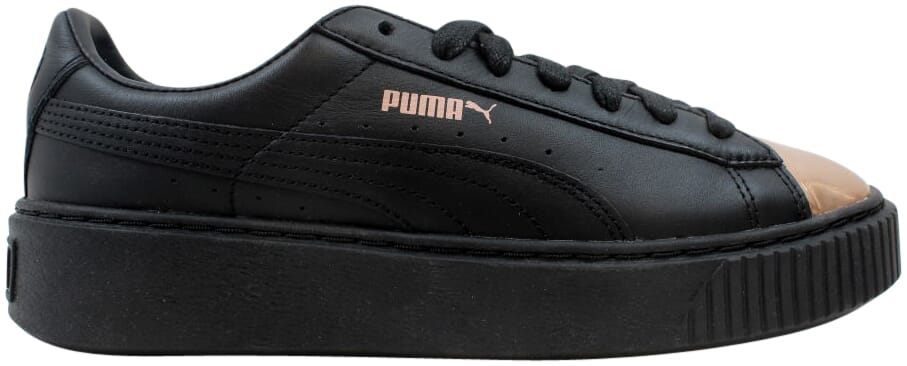 puma platform basket black