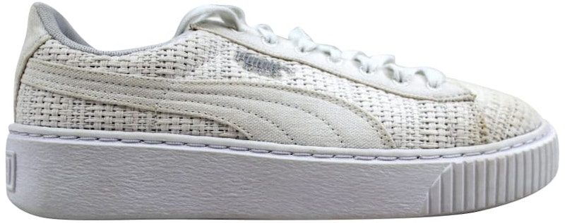 Puma basket weave 2025 platform sneaker