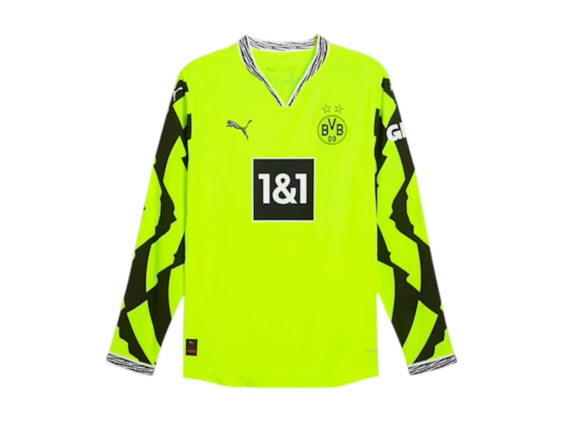Puma Borussia Dortmund Authentic Long Sleeve Special Jersey Yellow - Main Image