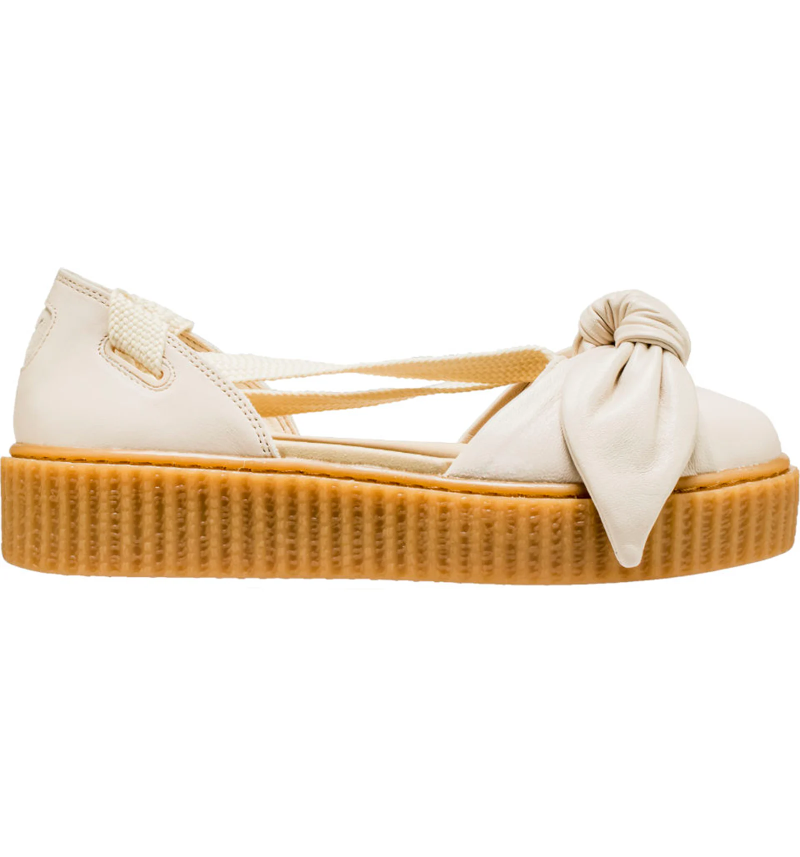 Pink puma top sandals rihanna