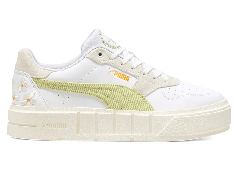 Puma Cali Court Embroidery Pistachio Green (Women's) - 398828-01