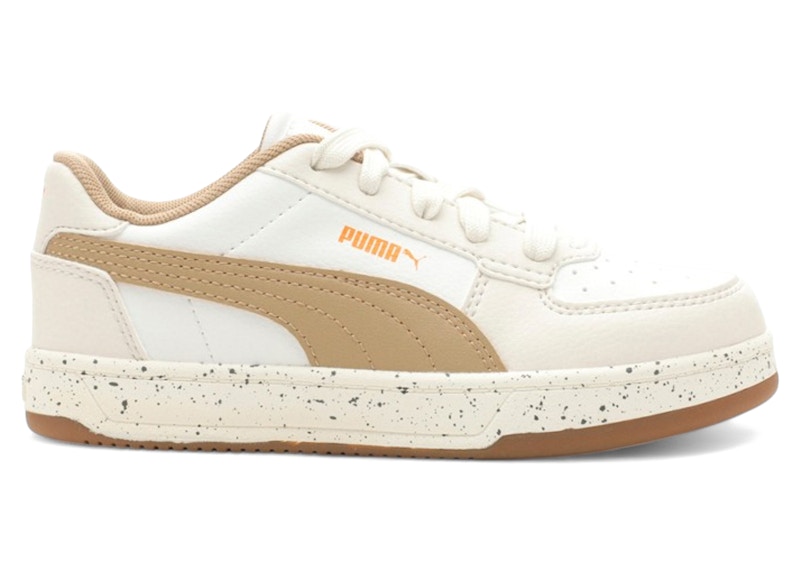 PUMA Pre-owned Caven 2 Sandstorm White Sneakers In White/prairie Tan/feather Gray