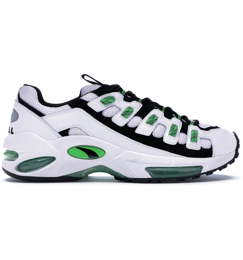 Puma Cell Endura White Black Green Men's 369357-01 US