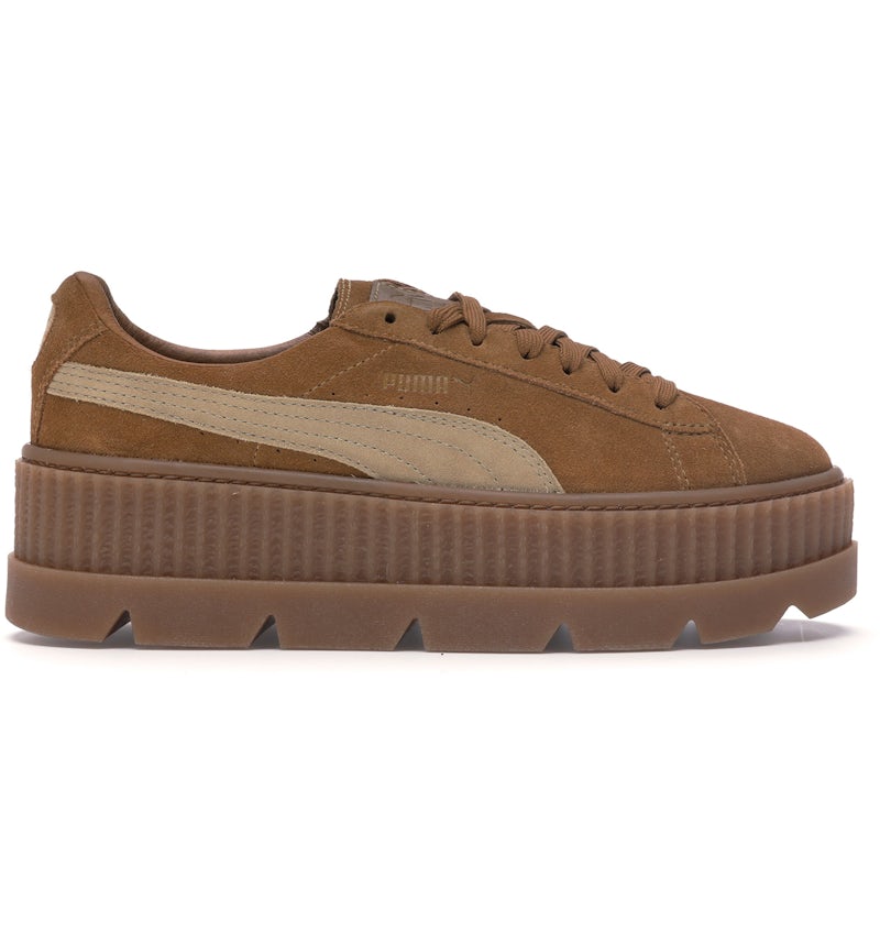 Puma Cleated Creeper Rihanna Fenty Golden Brown (Women's) 366268