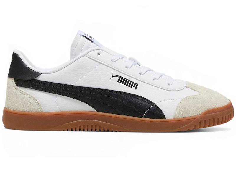 Pre-owned Puma Club 5v5 Sd (women's) Sneakers In White/black Vapor/gray