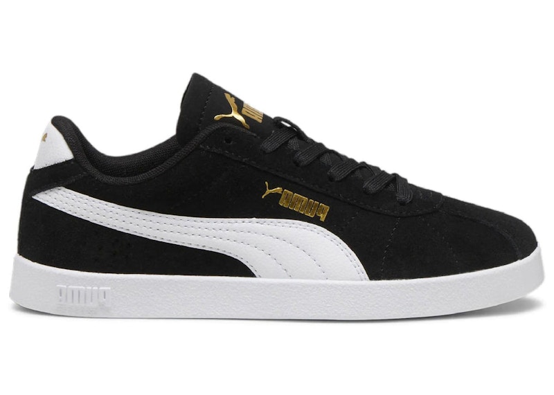 Puma Club II Black White Gold (GS)