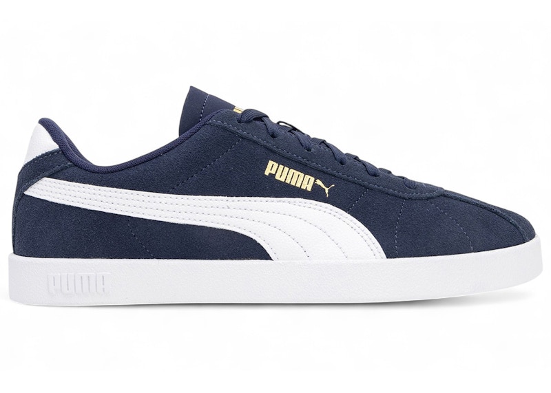 Puma Club II Navy White Gold