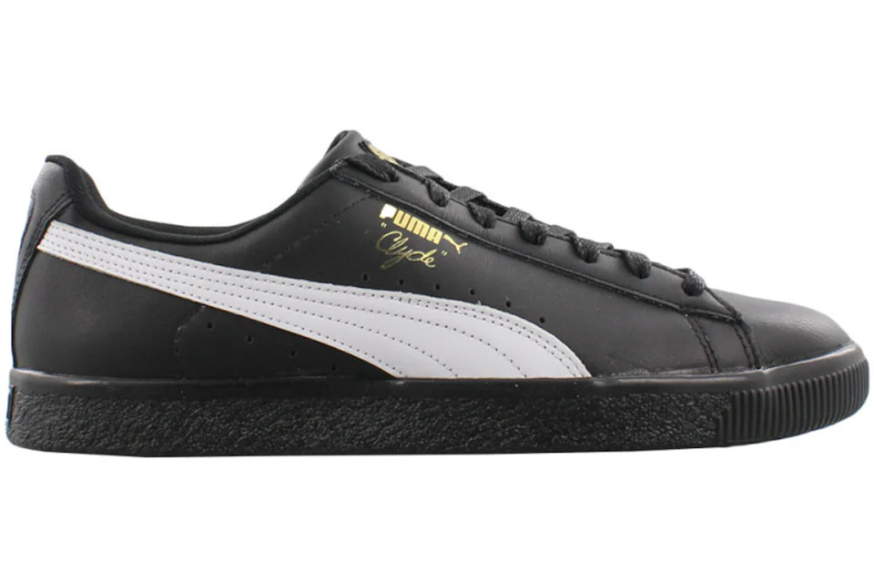 Puma Clyde Core Foil Black White