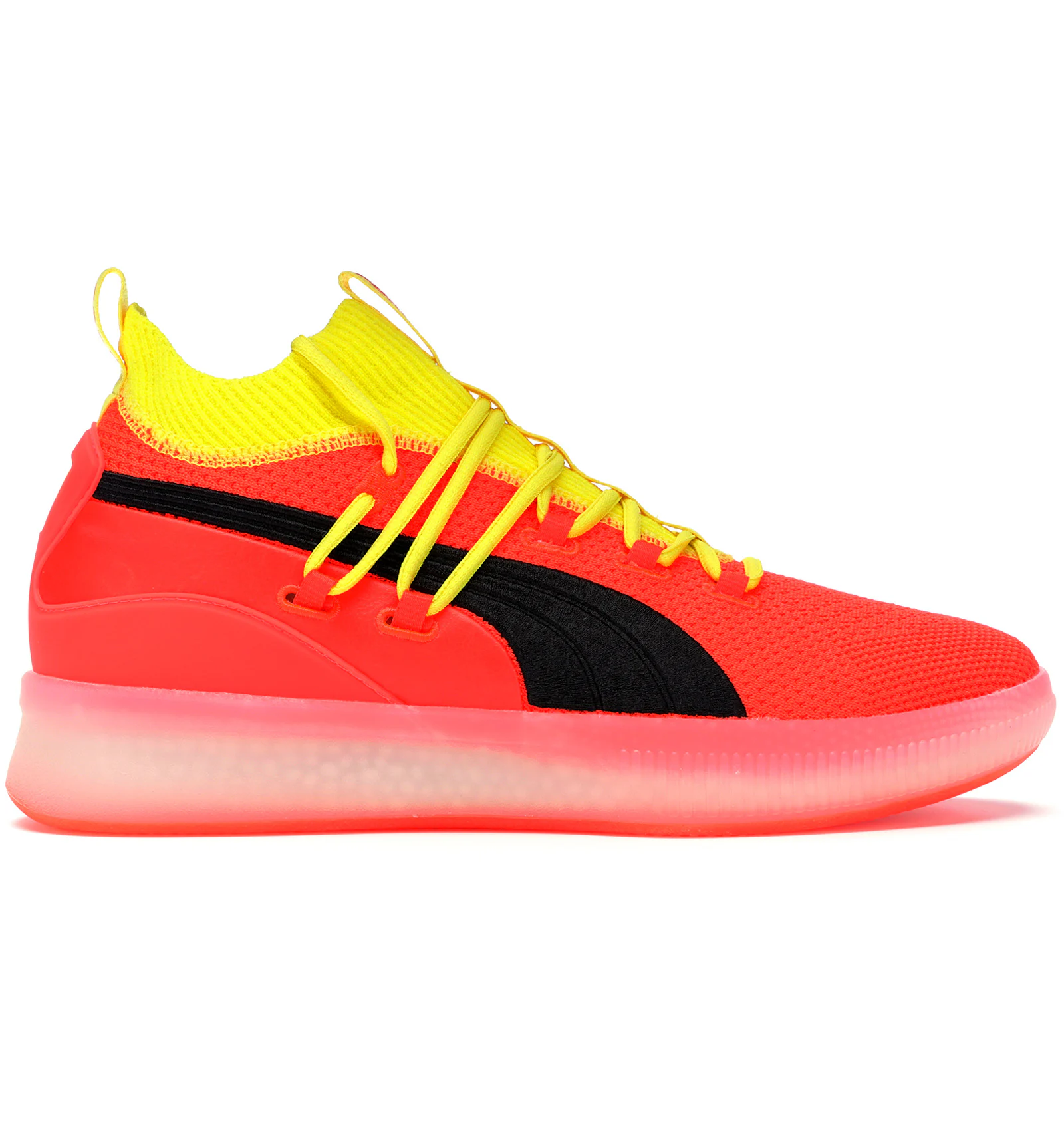 Puma clyde court basketball shoes jr Clearance
