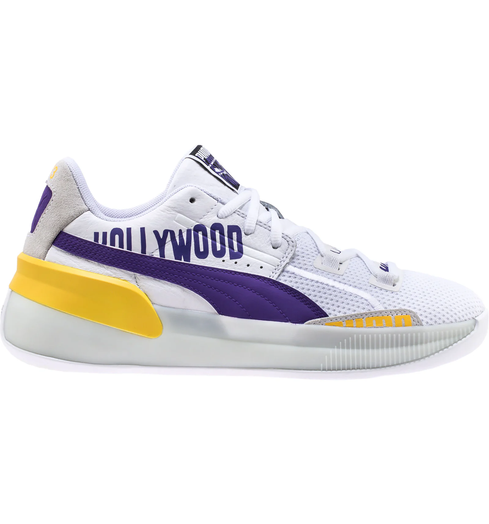 Puma clyde hardwood lakers best sale