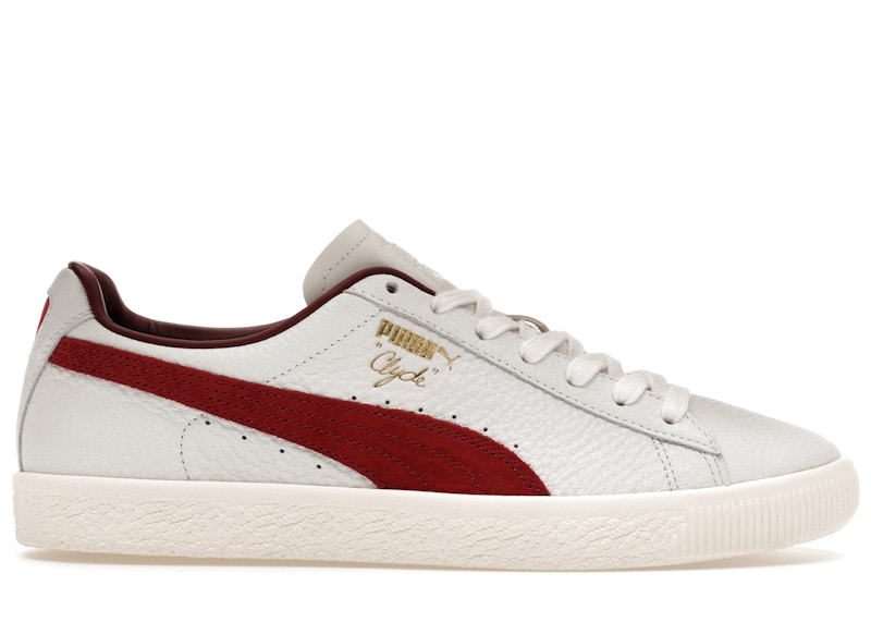 Puma Clyde Made in Italy White Intense Red