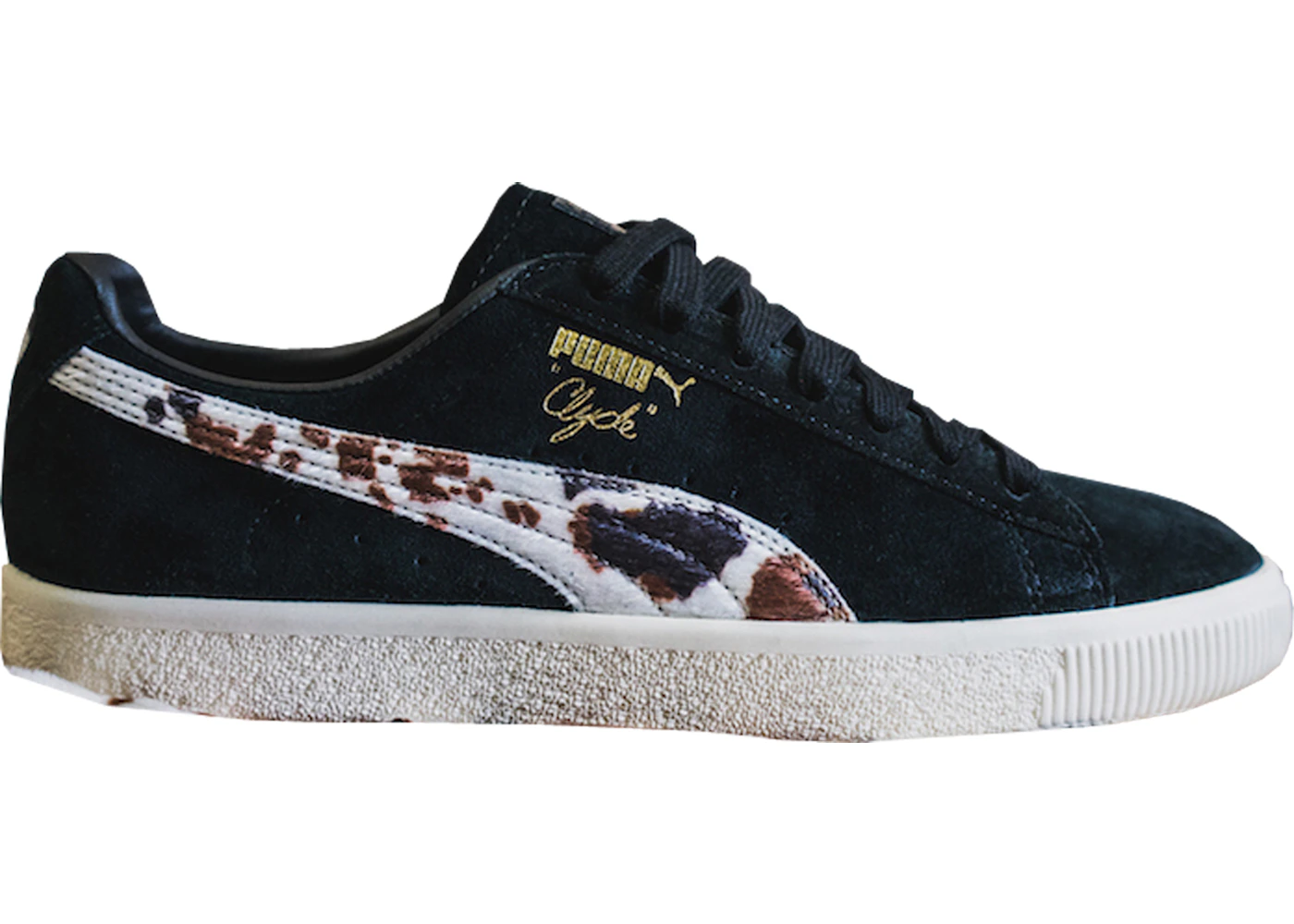 Puma Clyde Packer Shoes Cow Suit Black Men's 363507-01 US