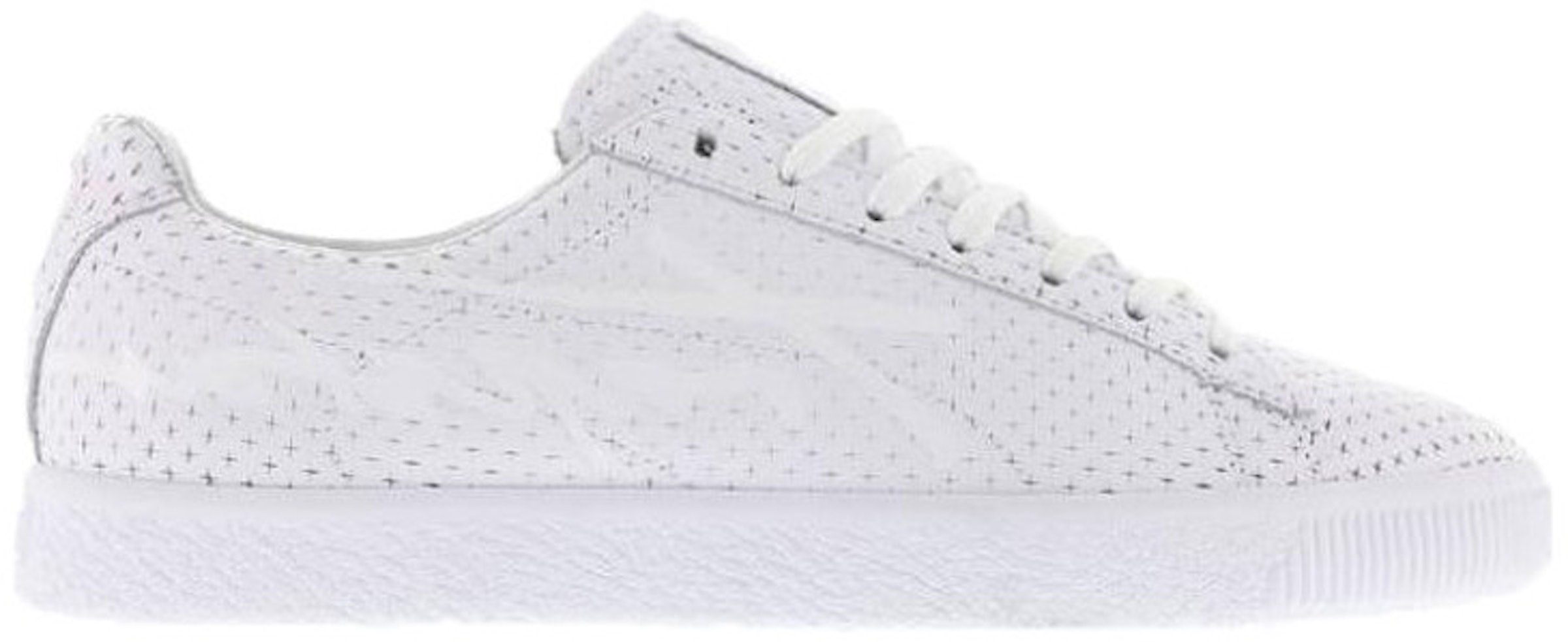 Permanent ontslaan lont Puma Clyde Perforated Trapstar White Men's - 364714-03 - US