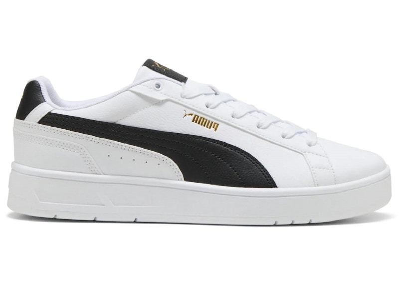 Puma Court Classic Black White Gold - 400284-03