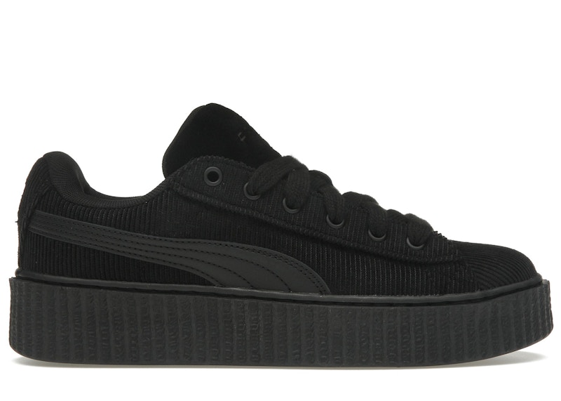 Pre-owned Puma Men's Creeper Phatty Rihanna Fenty Corduroy Sneakers In Black