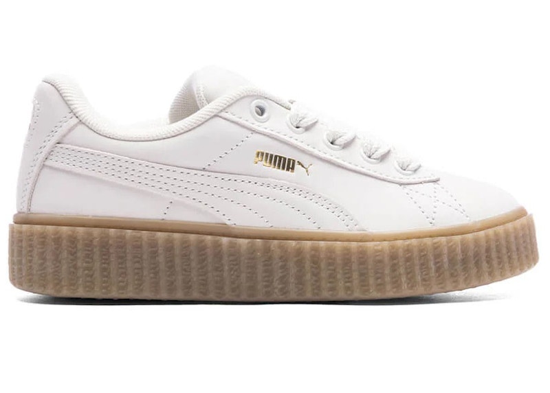 Pre-owned Puma Creeper Phatty Rihanna Fenty Sneakers In Warm White/gold/gum
