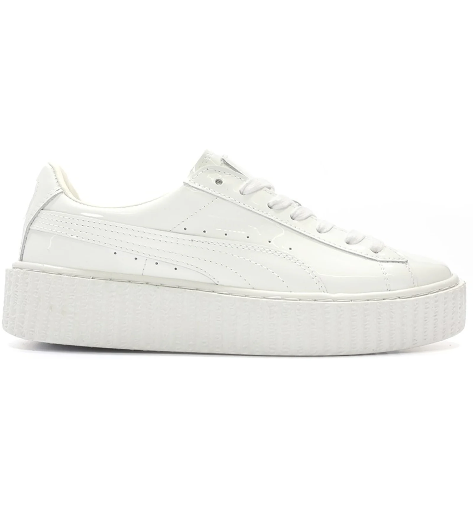 Puma Creepers Rihanna Fenty Glossy White Women s 362269 01 US