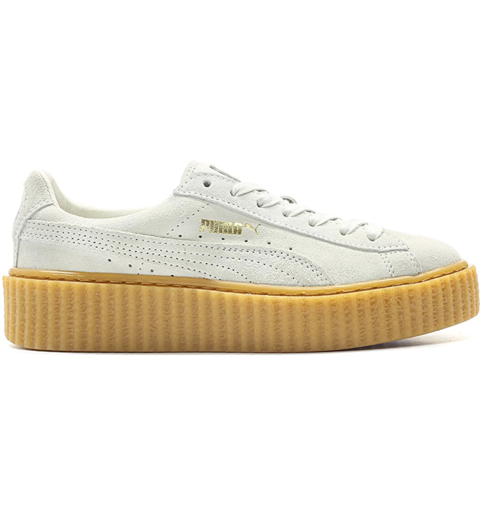 All white top pumas rihanna
