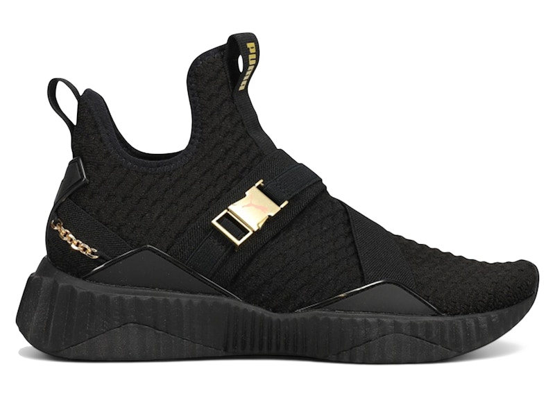 Puma Defy Mid Black Gold (Women's)
